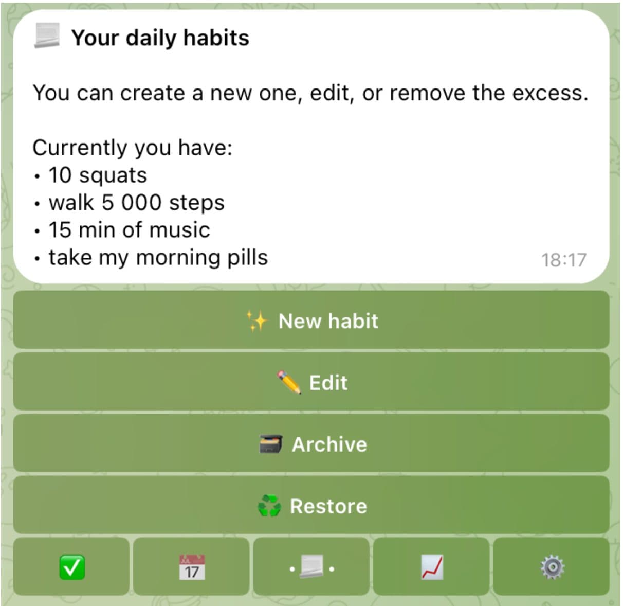 Enough Habits: praćenje navika za održivi napredak, 1