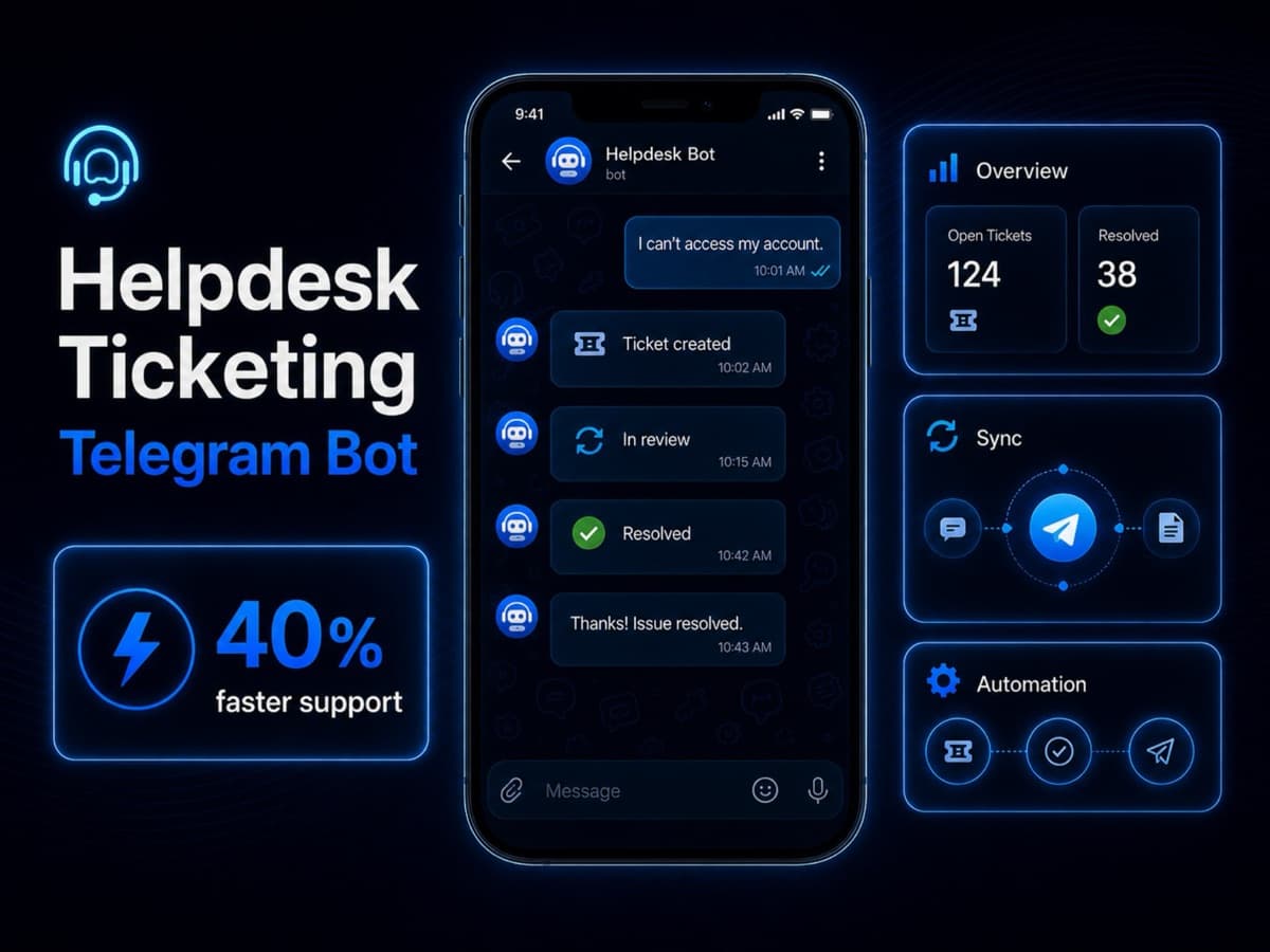 Helpdesk — Ticketing Bot