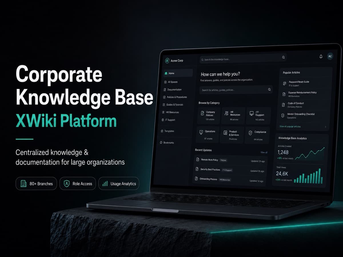 Corporate Knowledge Base — XWiki